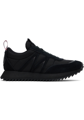 Moncler Black Pacey Nylon & Suede Sneakers