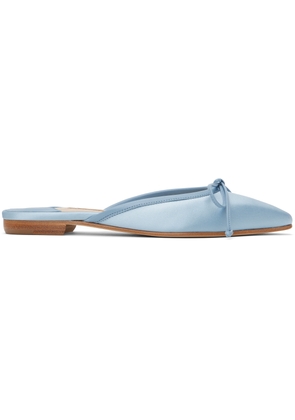 Manolo Blahnik Blue Ballerimu Slippers