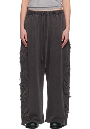 Acne Studios Black Logo Lounge Pants