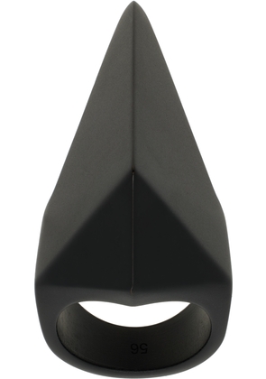 Rick Owens Black Brass Pyramid Ring