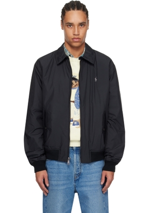 Polo Ralph Lauren Black Packable Taffeta Bomber Jacket
