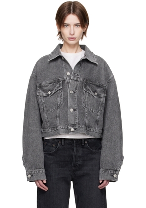 AGOLDE Gray Palmer Denim Jacket