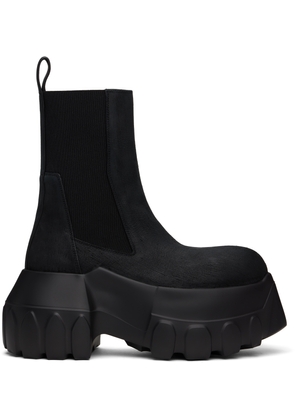 Rick Owens Black Hollywood Bauhaus Ballast Pull Boots