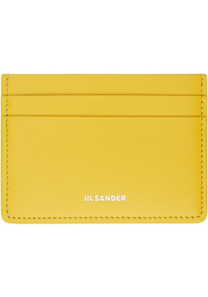 Jil Sander Yellow Credit Card Holder