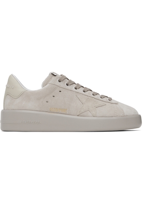 Golden Goose Taupe Purestar Sneakers