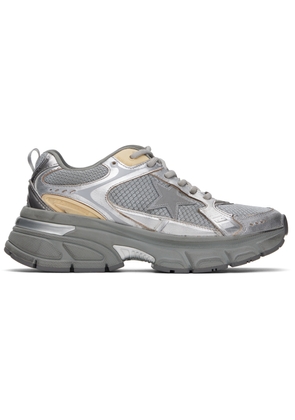 Golden Goose Silver Lightstar Sneakers