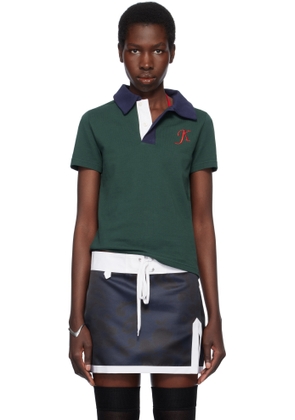 Julie Kegels Green Monogram Polo