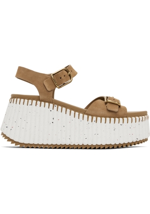 Chloé Brown Nama Sandals