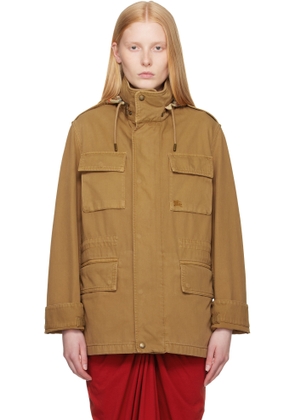 Burberry Tan Hooded Jacket