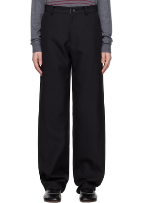 Commission Black Shift Trousers