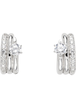 Numbering Silver #8104 Earrings