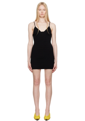 JACQUEMUS Black La Croisière 'The Scala' Minidress