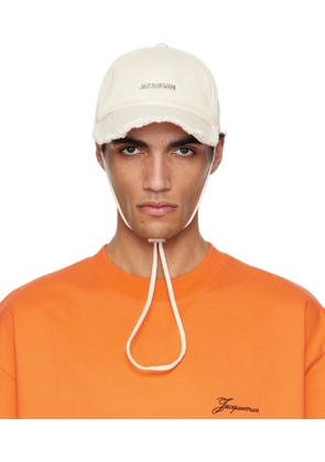 JACQUEMUS Off-White Les Classiques 'The Artichaut' Cap