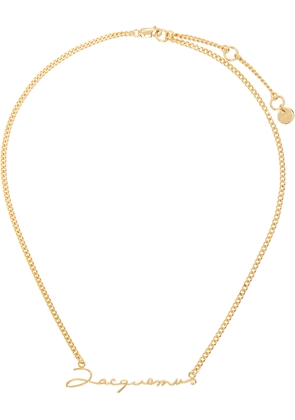 JACQUEMUS Gold 'The Jacquemus' Necklace