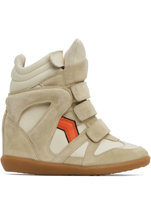 Isabel Marant Beige Bekett Sneakers
