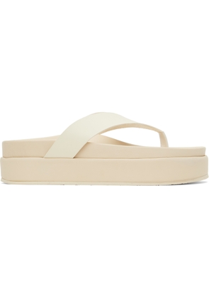 Ancient Greek Sandals Off-White Charys 2flatform Flip-Flops