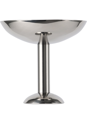 Louise Roe Silver Tall Metal Champagne Coupe