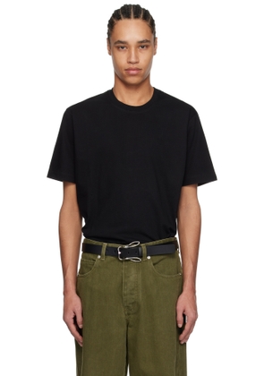 Bottega Veneta Black Cotton Jersey T-shirt