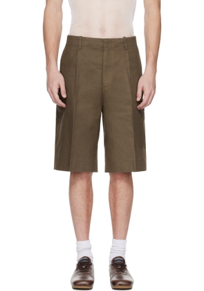 OUR LEGACY Brown Borrowed Shorts