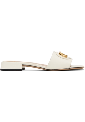 Valentino Garavani Off-White VLogo Signature Slide Sandals