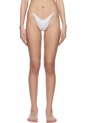 DU CIEL White Caviar String Thong