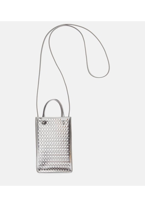 Alaia Garance leather phone pouch