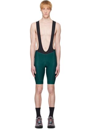 Pas Normal Studios Green 'Essential' Bib Shorts