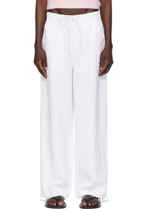 rag & bone White Adina Beach Trousers