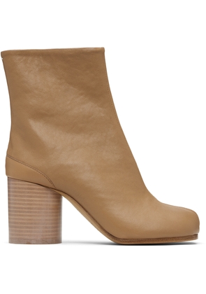 Maison Margiela Beige Tabi Ankle Boots