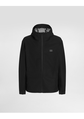 Dolce & Gabbana Hooded Cotton Jacket - Man Coats And Jackets Black 48