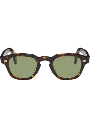 Cutler and Gross Brown 1420 Round Sunglasses