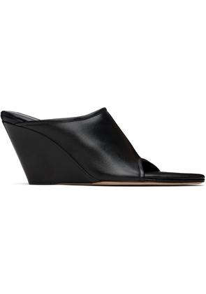 CHRISTEN Black 75mm Stretch Mules