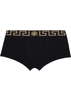Versace Black Greca Border Boxer Briefs