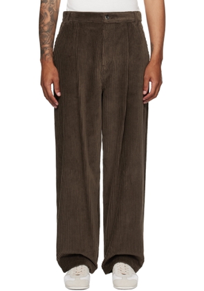 Moschino Brown Toggle Trousers
