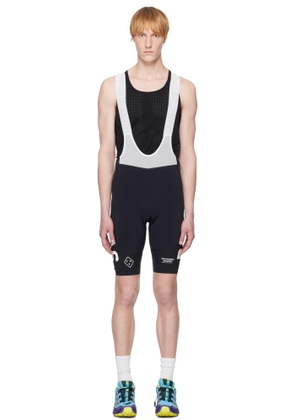 Pas Normal Studios Navy & White 'PAS' Mechanism Pro Bib Shorts