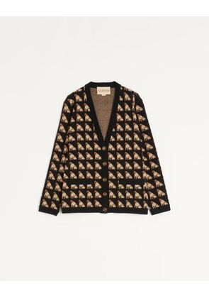 Valentino Wool Cardigan Woman BLACK L