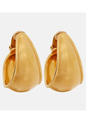Saint Laurent Logo clip-on earrings