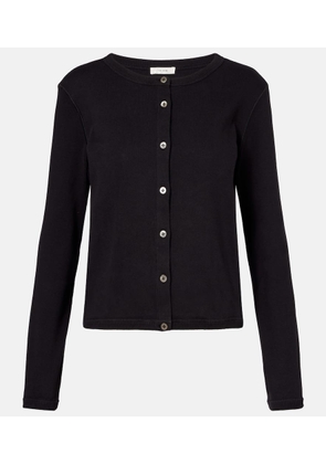 The Row Gretas knitted cotton cardigan