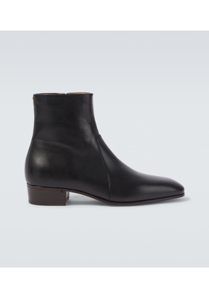 Valentino Garavani VLogo leather ankle boots