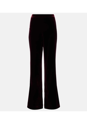 Roland Mouret Velvet wide-leg pants