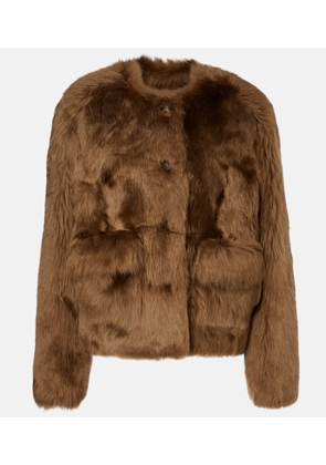 Altuzarra Maury faux-fur leather jacket