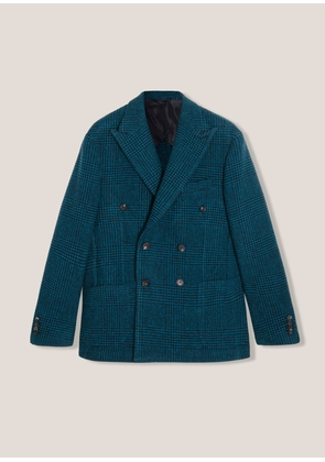 doppiaa Aaradeo Checked Double Breasted Jacket