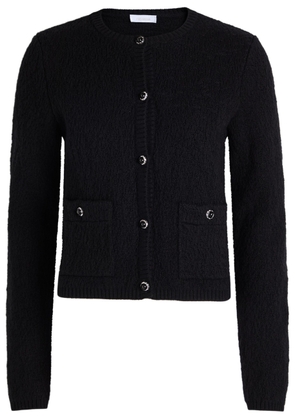 Rabanne Wool and Cashmere-blend Cardigan - Black - L (UK14 / L)