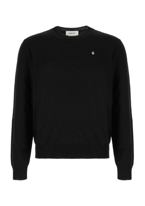 Alexander McQueen Black Wool Sweater