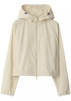 Burberry Equestrian Knight zip-up jacket - Neutrals