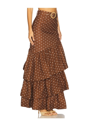 Cara Cara Priya Skirt in Chocolate. Size 10. Also in 0, 12, 6.