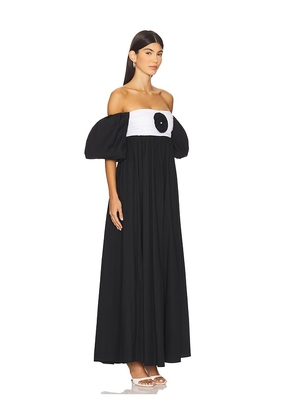 CAROLINE CONSTAS Santina Dress in Black. Size M. Also in L, S, XL, XS.