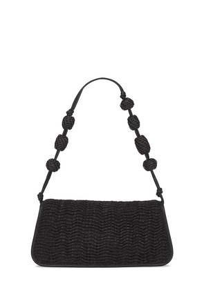Cult Gaia Sunniva Shoulder Bag in Black.