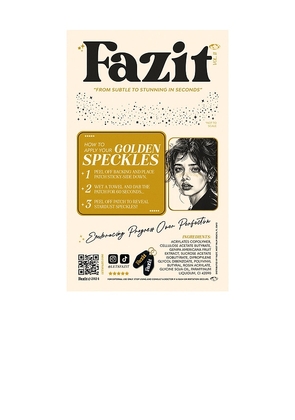 Fazit Beauty Glitter Freckle Makeup Patches in Beauty: NA.