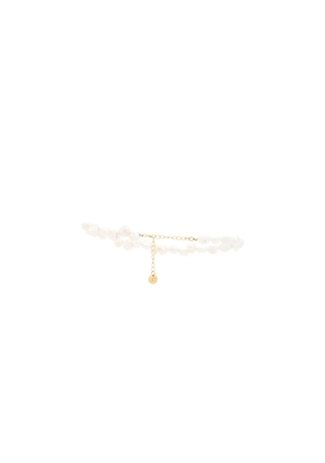 Jordan Road Pearl Anklet in Ivory.